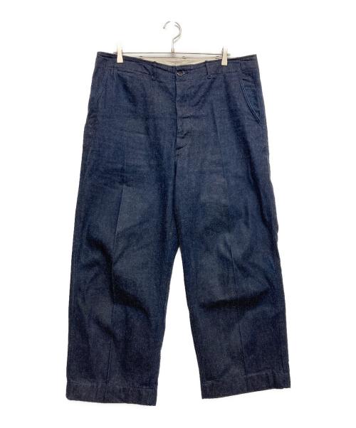 BUTCHER PRODUCTS（ブッチャープロダクツ）BUTCHER PRODUCTS (ブッチャープロダクツ) デニムトラウザーパンツ インディゴ サイズ:38の古着・服飾アイテム
