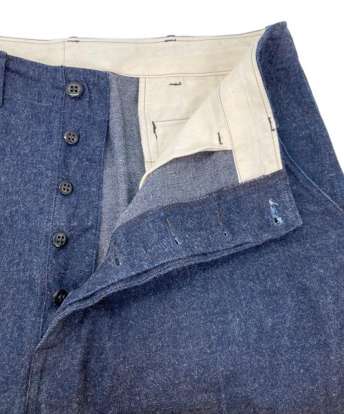 BUTCHER PRODUCTS（ブッチャープロダクツ）BUTCHER PRODUCTS (ブッチャープロダクツ) デニムトラウザーパンツ インディゴ サイズ:38の古着・服飾アイテム