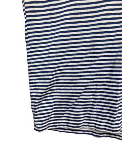 POLO RALPH LAUREN（ポロ・ラルフローレン）POLO RALPH LAUREN (ポロ・ラルフローレン) ボーダーTシャツ ブルー サイズ:XLの古着・服飾アイテム