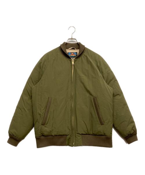 Eddie Bauer（エディーバウアー）Eddie Bauer (エディーバウアー) ダウンジャケット カーキ サイズ:XLの古着・服飾アイテム