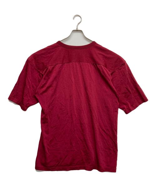 Champion（チャンピオン）Champion (チャンピオン) 80ｓ フットボールTシャツ レッド サイズ:XLの古着・服飾アイテム