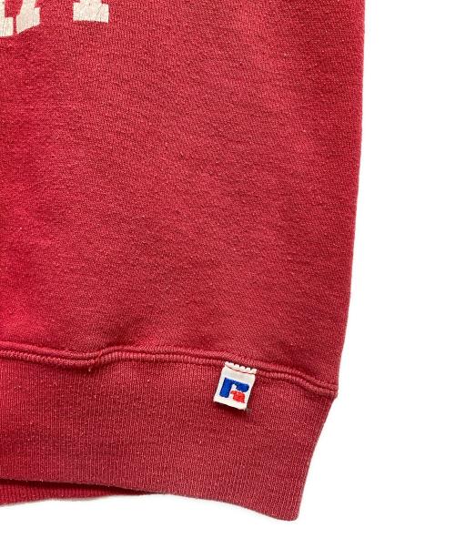 RUSSELL ATHLETIC（ラッセルアスレチック）RUSSELL ATHLETIC (ラッセルアスレチック) 90ｓ 三段カレッジプリントスウェット レッド サイズ:Ｍの古着・服飾アイテム