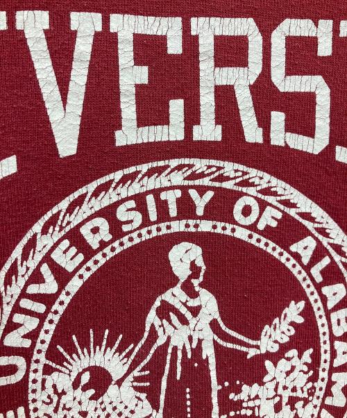 RUSSELL ATHLETIC（ラッセルアスレチック）RUSSELL ATHLETIC (ラッセルアスレチック) 90ｓ 三段カレッジプリントスウェット レッド サイズ:Ｍの古着・服飾アイテム