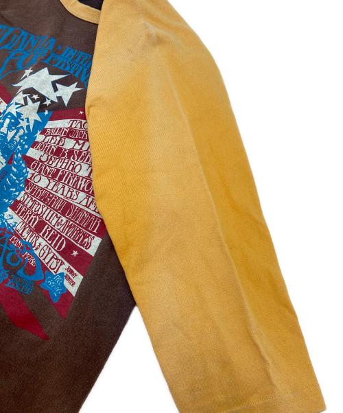 BOOTLEGGERS（ブートレガーズ）BOOTLEGGERS (ブートレガーズ) ラグランカットソー ブラウン サイズ:Mの古着・服飾アイテム