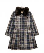 M'S GRACYエムズグレイシー）の古着「リバーシブルダウンコート」｜ネイビー