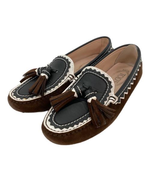 TOD'S（トッズ）TOD'S (トッズ) タッセルローファー ブラウン サイズ:37の古着・服飾アイテム