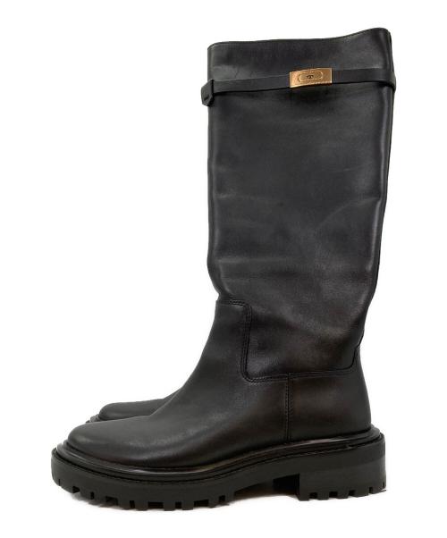 TORY BURCH（トリーバーチ）TORY BURCH (トリーバーチ) ロングブーツ ブラック サイズ:7の古着・服飾アイテム