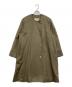 christina bahn（クリスティーナ バーン）の古着「マフラー付カシミヤコート」｜グリーン