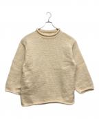 MacMahon by Nicheマクマホン・バイ・ニッチ）の古着「ネパールロールネックニット」｜ホワイト