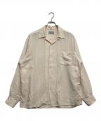 WACKO MARIAワコマリア）の古着「プレーンオープンカラーシャツ」｜アイボリー