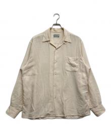 WACKO MARIA（ワコマリア）の古着「プレーンオープンカラーシャツ」｜アイボリー
