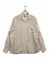 WACKO MARIA（ワコマリア）の古着「プレーンオープンカラーシャツ」｜アイボリー