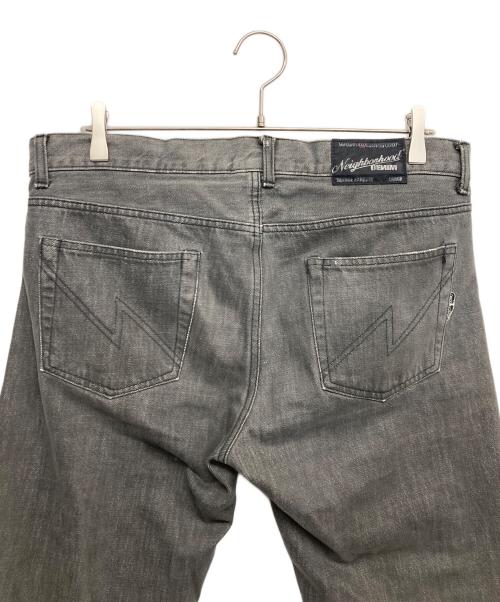 NEIGHBORHOOD（ネイバーフッド）NEIGHBORHOOD (ネイバーフッド) サベージナローデニムパンツ グレー サイズ:Lの古着・服飾アイテム