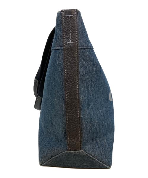 COACH（コーチ）COACH (コーチ) キャンバストートバッグ ブルーの古着・服飾アイテム