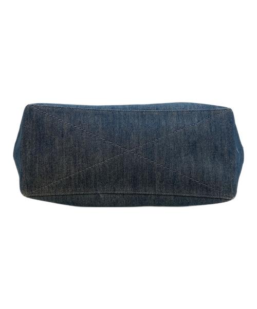 COACH（コーチ）COACH (コーチ) キャンバストートバッグ ブルーの古着・服飾アイテム