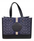 COACHコーチ）の古着「デンプシートートバッグ」｜ネイビー