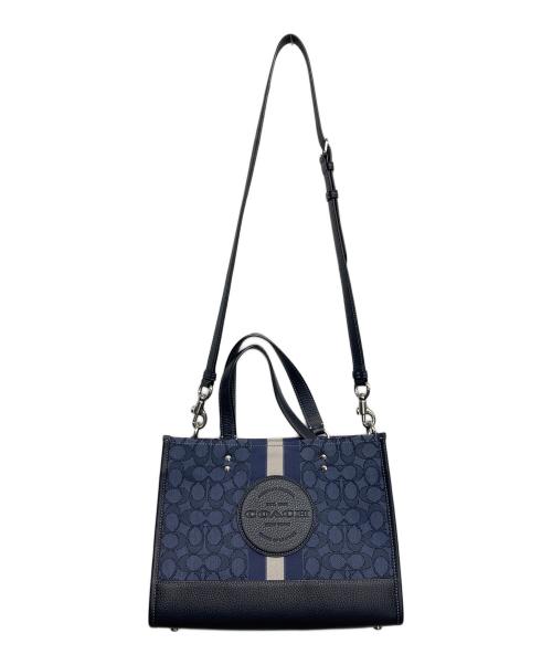 COACH（コーチ）COACH (コーチ) デンプシートートバッグ ネイビーの古着・服飾アイテム