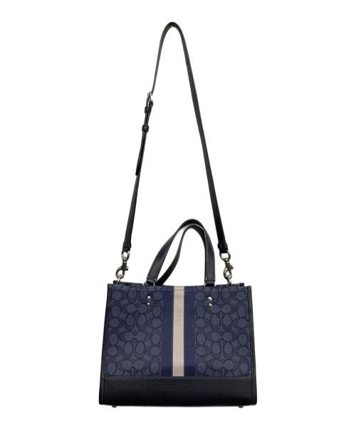 COACH（コーチ）COACH (コーチ) デンプシートートバッグ ネイビーの古着・服飾アイテム