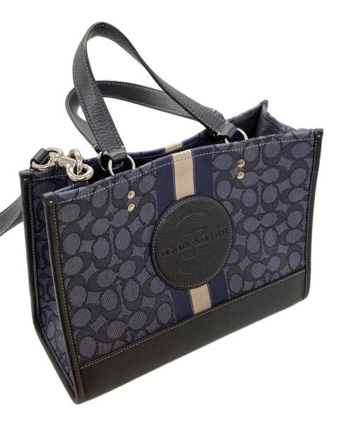 COACH（コーチ）COACH (コーチ) デンプシートートバッグ ネイビーの古着・服飾アイテム