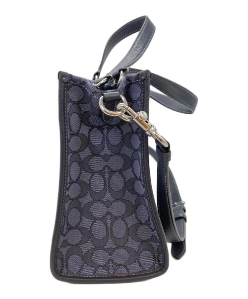COACH（コーチ）COACH (コーチ) デンプシートートバッグ ネイビーの古着・服飾アイテム