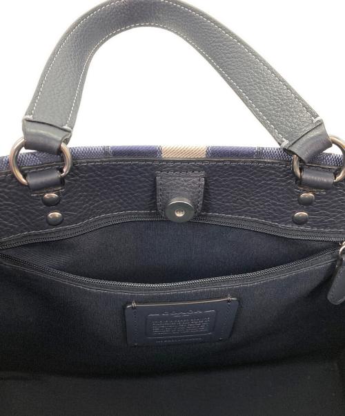COACH（コーチ）COACH (コーチ) デンプシートートバッグ ネイビーの古着・服飾アイテム
