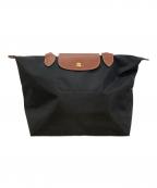 LONGCHAMPロンシャン）の古着「ル プリアージュ トートバッグ」｜ブラック