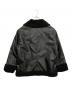 Editt by YECCA VECCA (エディット バイ イェッカ ヴェッカ) ボアMIXフェイクレザージャケット ブラック サイズ:F：6000円