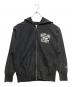 Champion（チャンピオン）の古着「リバースウィーブジップパーカー」｜ブラック