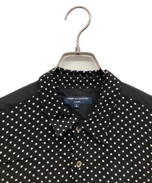 COMME des GARCONS HOMME（コムデギャルソン オム）COMME des GARCONS HOMME (コムデギャルソン オム) 長袖シャツ ブラック サイズ:Lの古着・服飾アイテム