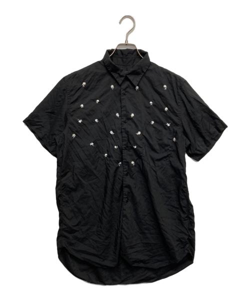 BLACK COMME des GARCONS（ブラックコムデギャルソン）BLACK COMME des GARCONS (ブラックコムデギャルソン) 半袖シャツ ブラック サイズ:Lの古着・服飾アイテム