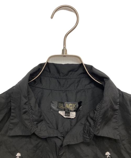 BLACK COMME des GARCONS（ブラックコムデギャルソン）BLACK COMME des GARCONS (ブラックコムデギャルソン) 半袖シャツ ブラック サイズ:Lの古着・服飾アイテム