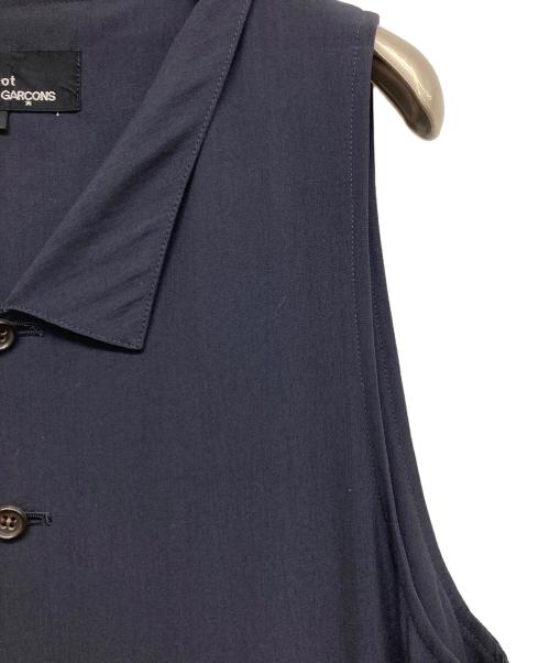 tricot COMME des GARCONS（トリココムデギャルソン）tricot COMME des GARCONS (トリココムデギャルソン) ウールレーヨン混ノースリーブワンピース ネイビー サイズ:Sの古着・服飾アイテム