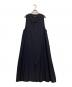 tricot COMME des GARCONS（トリココムデギャルソン）の古着「ウールレーヨン混ノースリーブワンピース」｜ネイビー