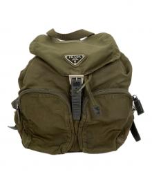 PRADA（プラダ）の古着「ナイロンリュック」｜オリーブ