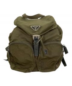 中古・古着通販】PRADA (プラダ) ナイロンミニリュック カーキ