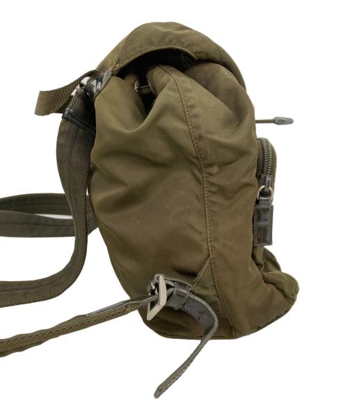 PRADA（プラダ）PRADA (プラダ) ナイロンリュック オリーブの古着・服飾アイテム