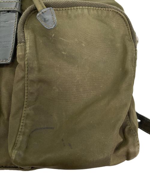 PRADA（プラダ）PRADA (プラダ) ナイロンリュック オリーブの古着・服飾アイテム