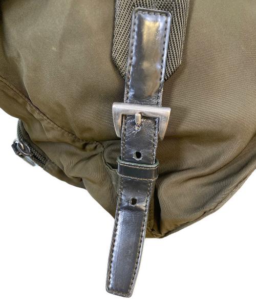 PRADA（プラダ）PRADA (プラダ) ナイロンリュック オリーブの古着・服飾アイテム