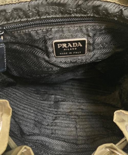 PRADA（プラダ）PRADA (プラダ) ナイロンリュック オリーブの古着・服飾アイテム