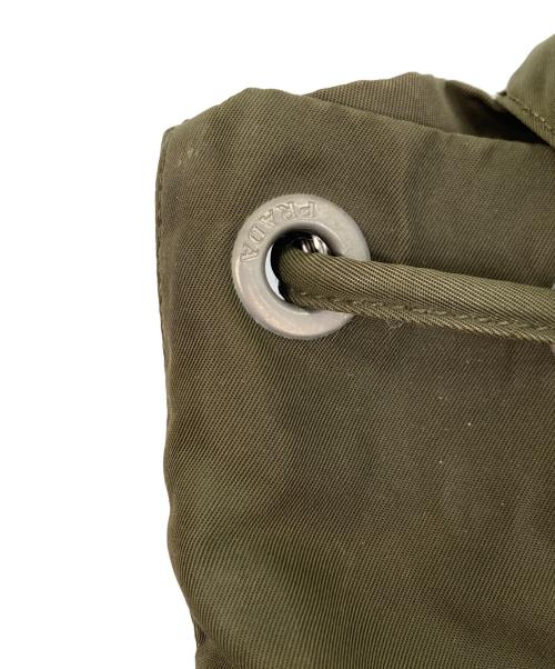 PRADA（プラダ）PRADA (プラダ) ナイロンリュック オリーブの古着・服飾アイテム