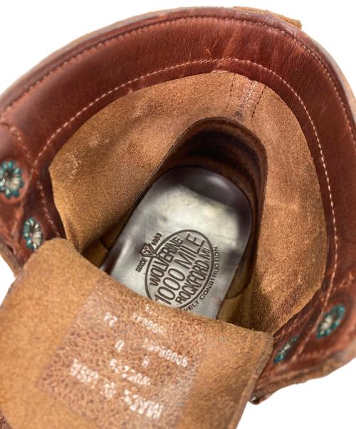 WOLVERINE（ウルヴァリン）WOLVERINE (ウルヴァリン) 1000 MILE BOOT ブラウン サイズ:8Dの古着・服飾アイテム