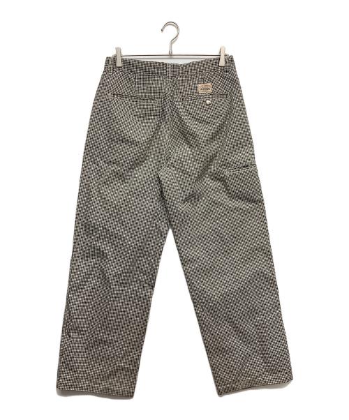 stussy（ステューシー）stussy (ステューシー) 千鳥格子ワークパンツ ブラック サイズ:30の古着・服飾アイテム