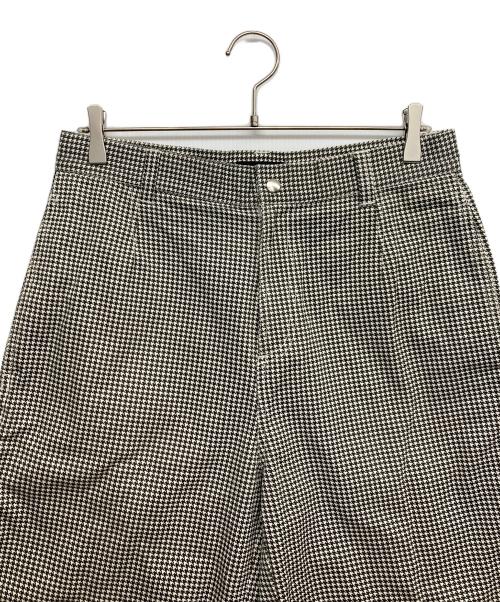 stussy（ステューシー）stussy (ステューシー) 千鳥格子ワークパンツ ブラック サイズ:30の古着・服飾アイテム