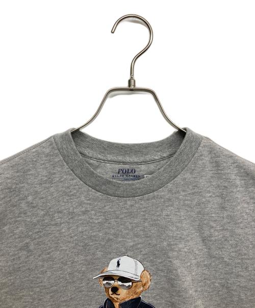 POLO RALPH LAUREN（ポロ・ラルフローレン）POLO RALPH LAUREN (ポロ・ラルフローレン) ポロベアークルーネックスウェット グレー サイズ:XSの古着・服飾アイテム