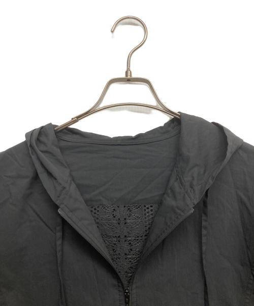 ATTISESSION（アティセッション）attisession (アティセッション) レース イン シャツジャケット ブラック サイズ:Freeの古着・服飾アイテム