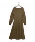 DRESSLAVE (ドレスレイブ) 長袖コットンワンピース カーキ サイズ:38 未使用品：6000円