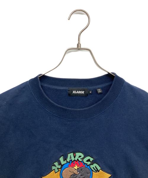 X-LARGE（エクストララージ）X-LARGE (エクストララージ) HIGH COMPANY HIGH COMPANY FLAG CREWNECK SWEAT ネイビー サイズ:XLの古着・服飾アイテム