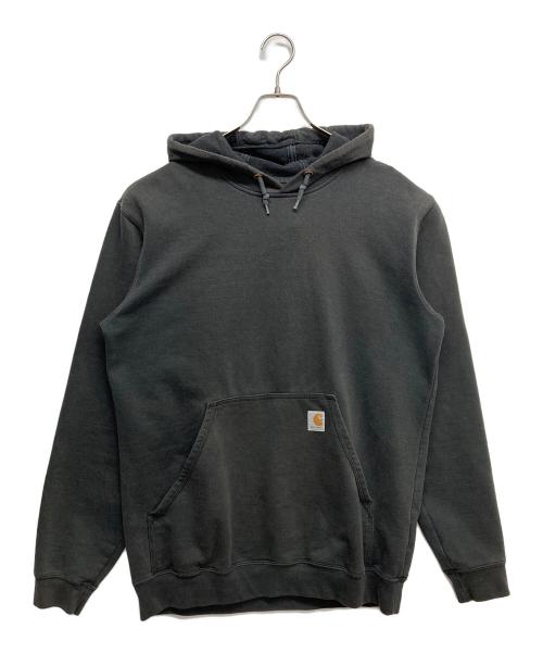 CarHartt（カーハート）CarHartt (カーハート) ロゴ グラフィック フーディー ブラック サイズ:Mの古着・服飾アイテム