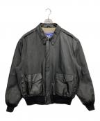 airborneエアボーン）の古着「A2タイプレザージャケット」｜ブラック