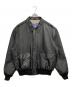 airborne（エアボーン）の古着「A2タイプレザージャケット」｜ブラック